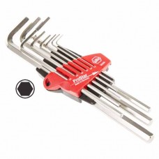 Wiha Hexagon L-Key Set in ProStar Holder - Nickel-Plated - 9 pcs - 07181